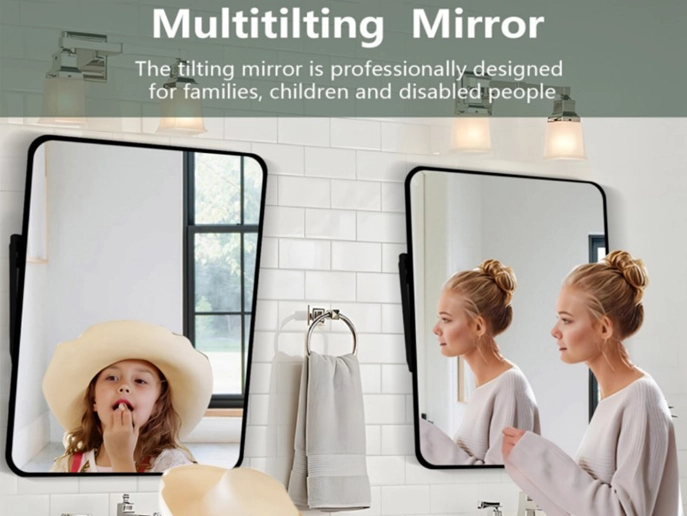Elegant LED Mirror: The Art of Perfection in Tilting Mirrors, designed for families, children and disabled people
