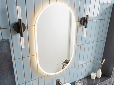 Brass Mirrors with Integrated Lighting: A Touch of Elegance for Your Bathroom