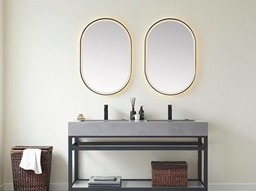 Customization Options for Brass Bathroom Mirrors