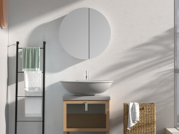 Benefits of Round Bathroom Mirrors with Built-in Storage