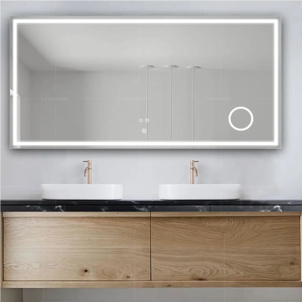 LAM024 Bathroom Mirror With Touch Button Light