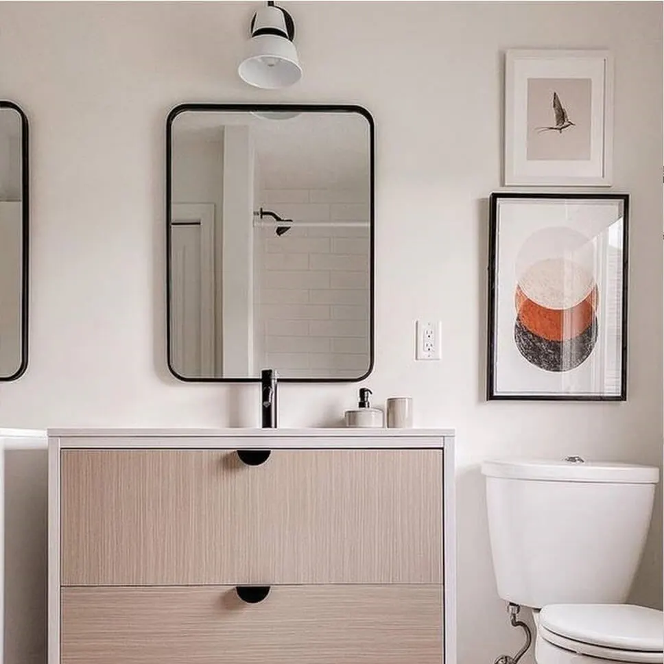 LAM-105 Bathroom Mirrors Without Lights