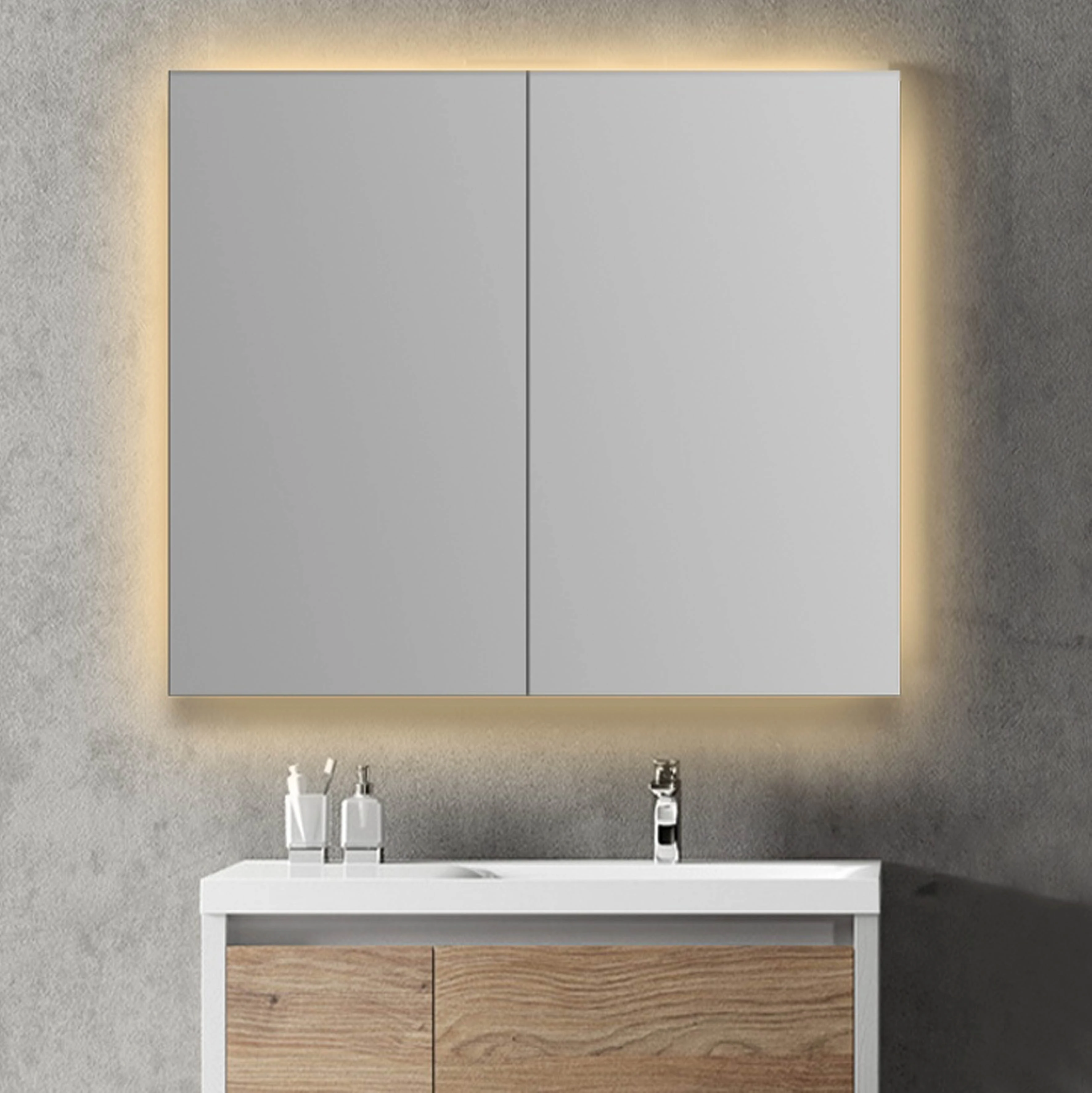 Illuminated Bathroom Mirror Cabinets