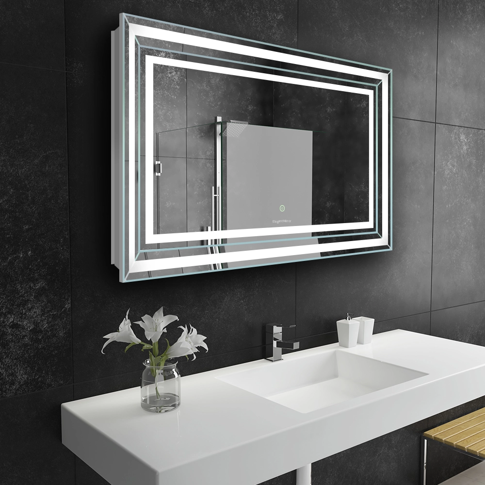 LAM024 Bathroom Mirror With Touch Button Light