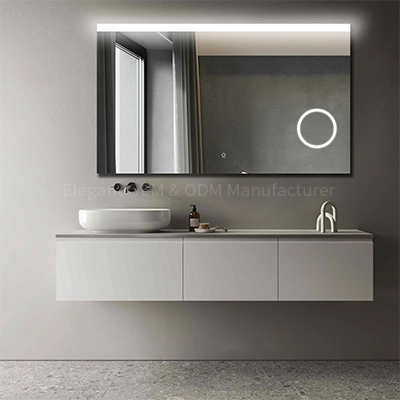 LAM023 Rectangle Bathroom Mirror With Led Backlight