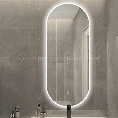 LAM-691 Frameless Bathroom Mirror With Light