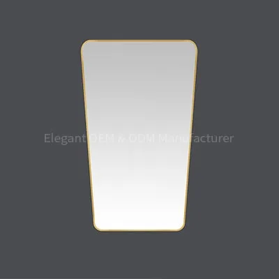 lam 956 Gold Irregular Bathroom LED Mirror