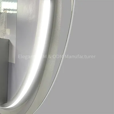 lam 965 round ghost led mirror