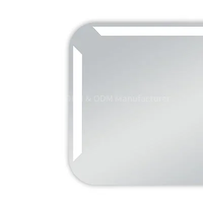 lam 967 rectangle bathroom mirror with led backlight