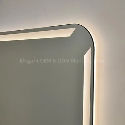 lam 967 backlit bathroom mirror rectangle