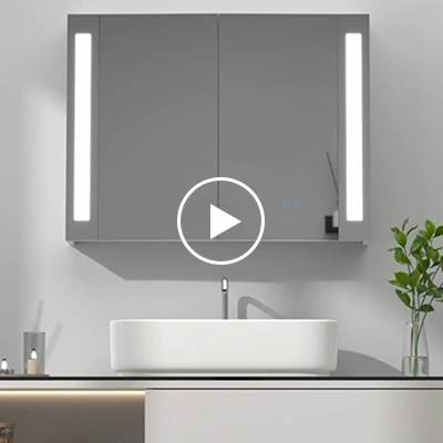 LAMC003 Led Bathroom Mirror With Storage video