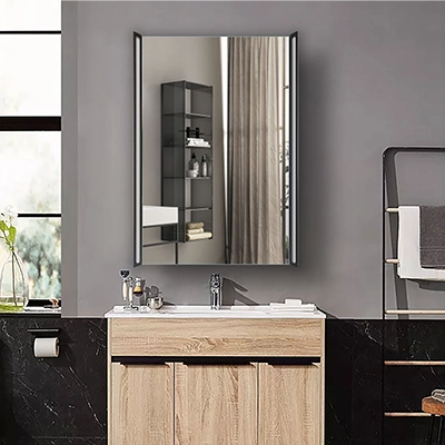 LAMC013 Bathroom Backlit Mirror Cabinet