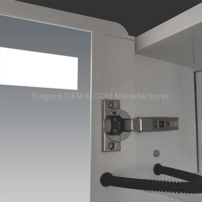 Bathroom LED Mirror Cabinet With Bottom Opened Shelf lamc805