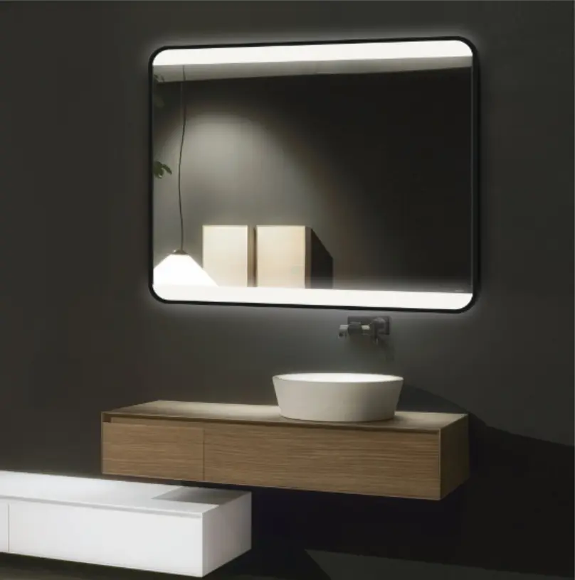 LAM011 Lighting Rectangular Bathroom Wall Mirrors