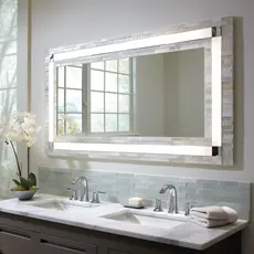 modern square bathroom mirror