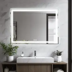 square bathroom mirrors
