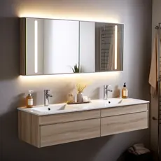led light bathroom mirror cabinet