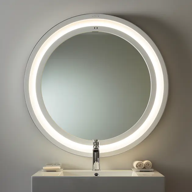 light up round vanity mirror