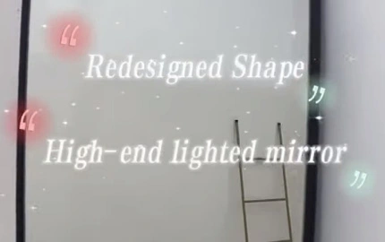 Newest Design Irregular LED Mirror from Elegant LED Mirror